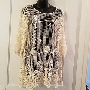 Gorgeous lace cover up.